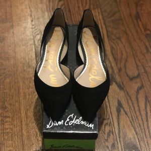 Sam Edelman Black Pointy Toe Flats